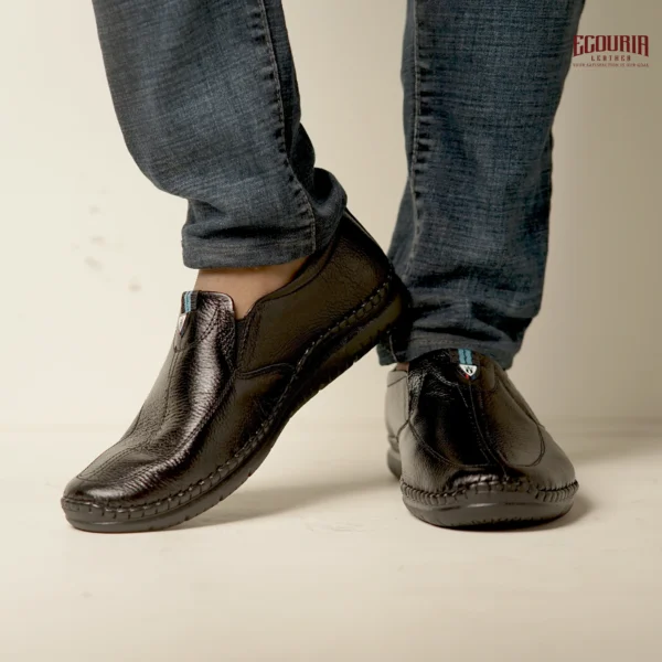 Trendy designed genuine leather casual shoes-EKB - Image 3