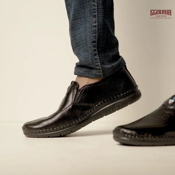 Trendy designed genuine leather casual shoes-EKB - Image 4