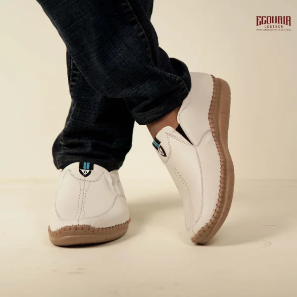 New stylish leather casual shoes-EKW - Image 2