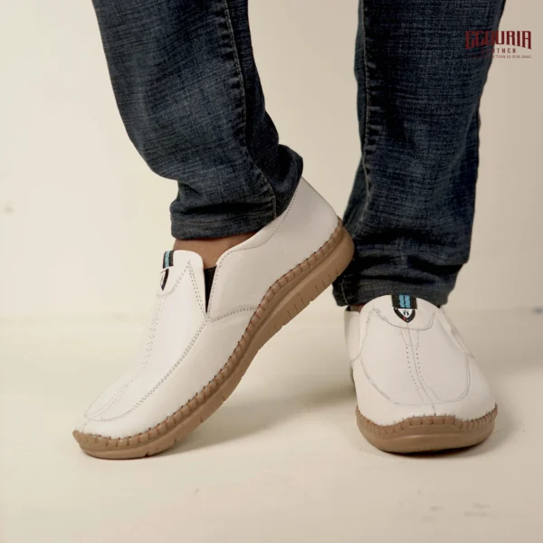 New stylish leather casual shoes-EKW - Image 5
