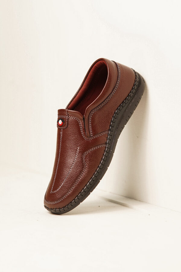 Genuine Leather hand crafted casual shoes-Mkc - Image 3